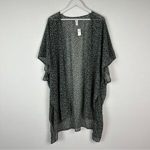 Aerie Leopard Kimono Top One Size NWT